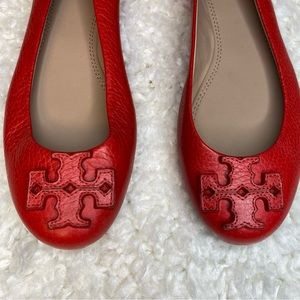 Tory Burch red flats 7.5